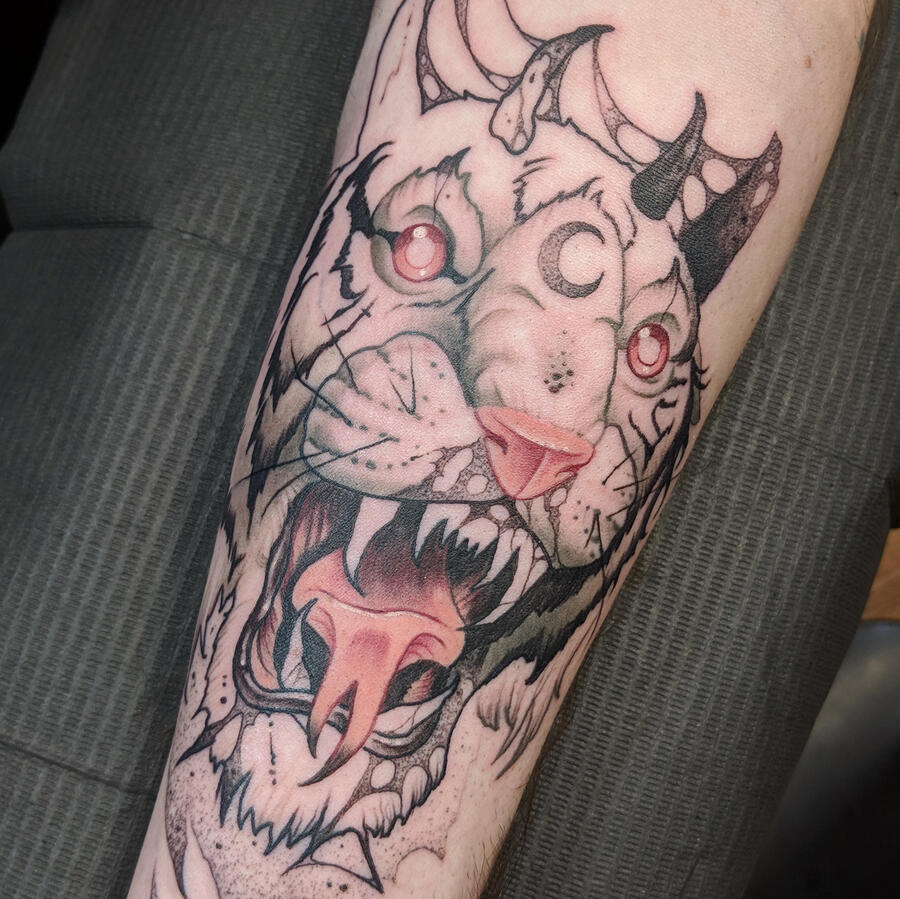 tiger // moon // horned